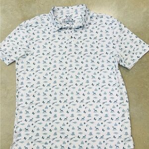 BURLEBO Performance Polo Large Texas Guitar Deer
